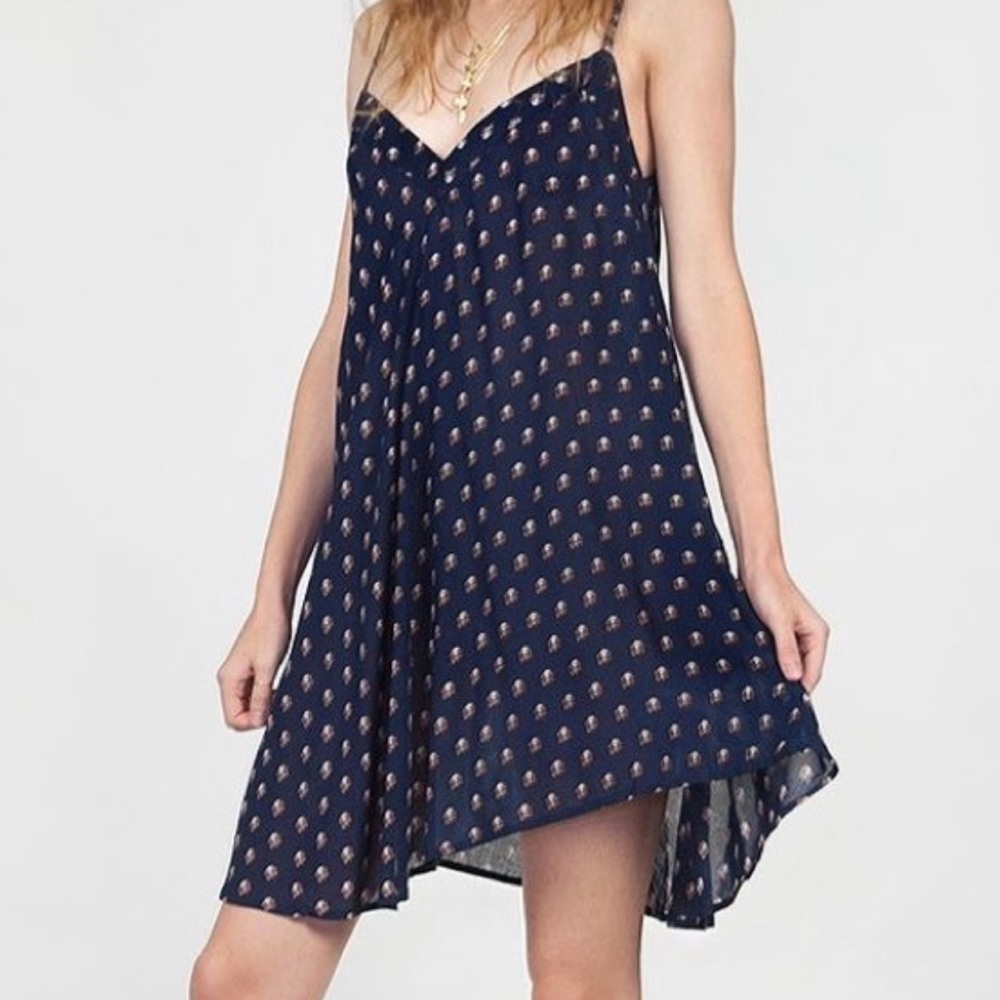Faithful the Brand Tie Back Trapeze Tank Dress